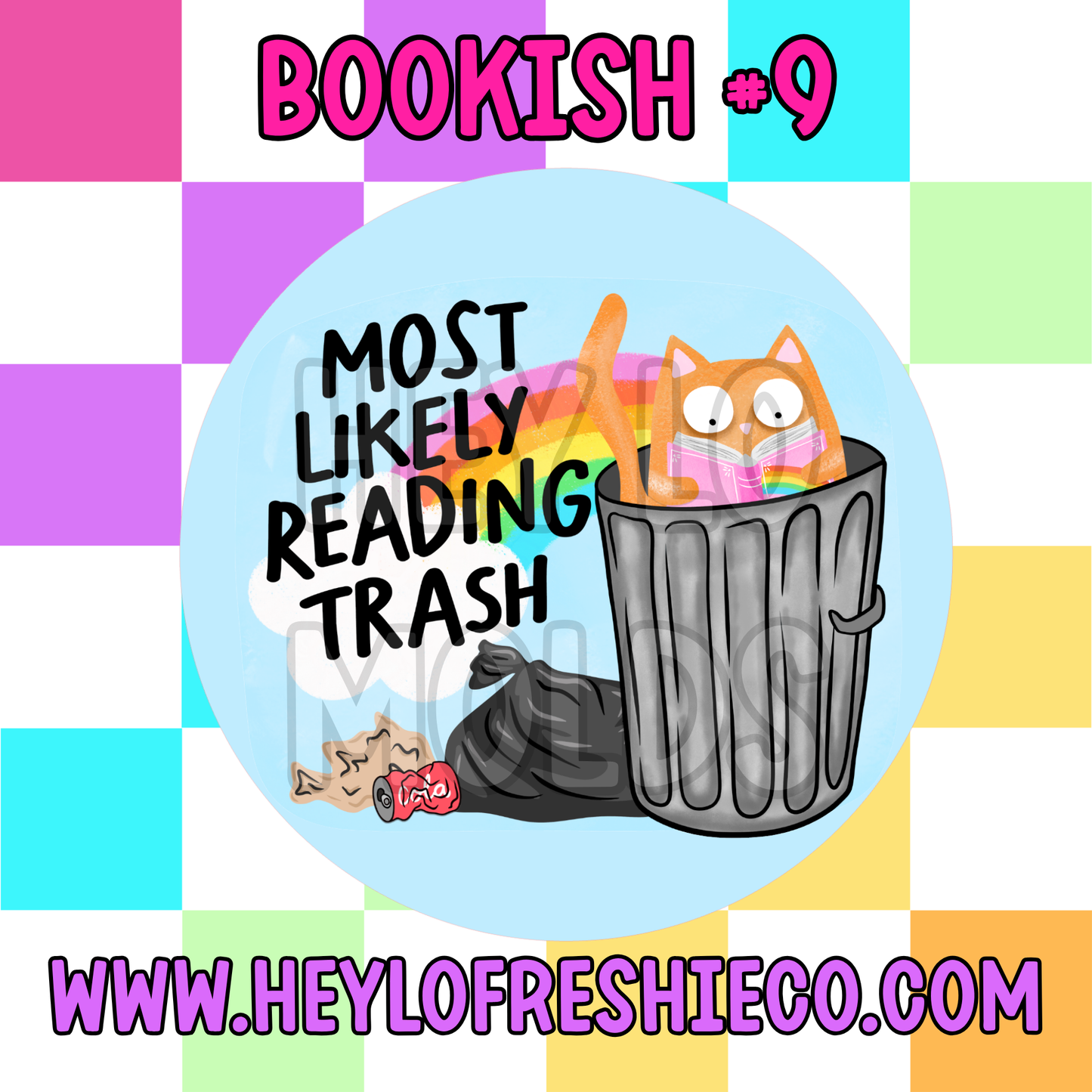 Pick Your Own (3 Inch Round) Cardstock - Bookish