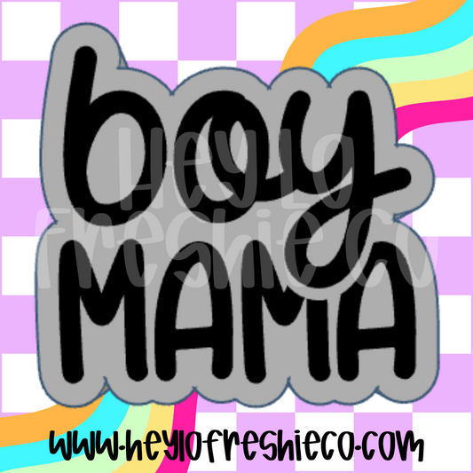 Boy Mama Silicone Mold