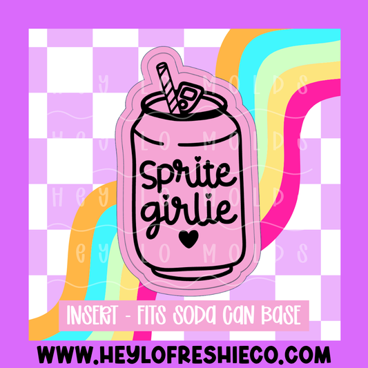 Soda Can Insert - Sprite Girlie
