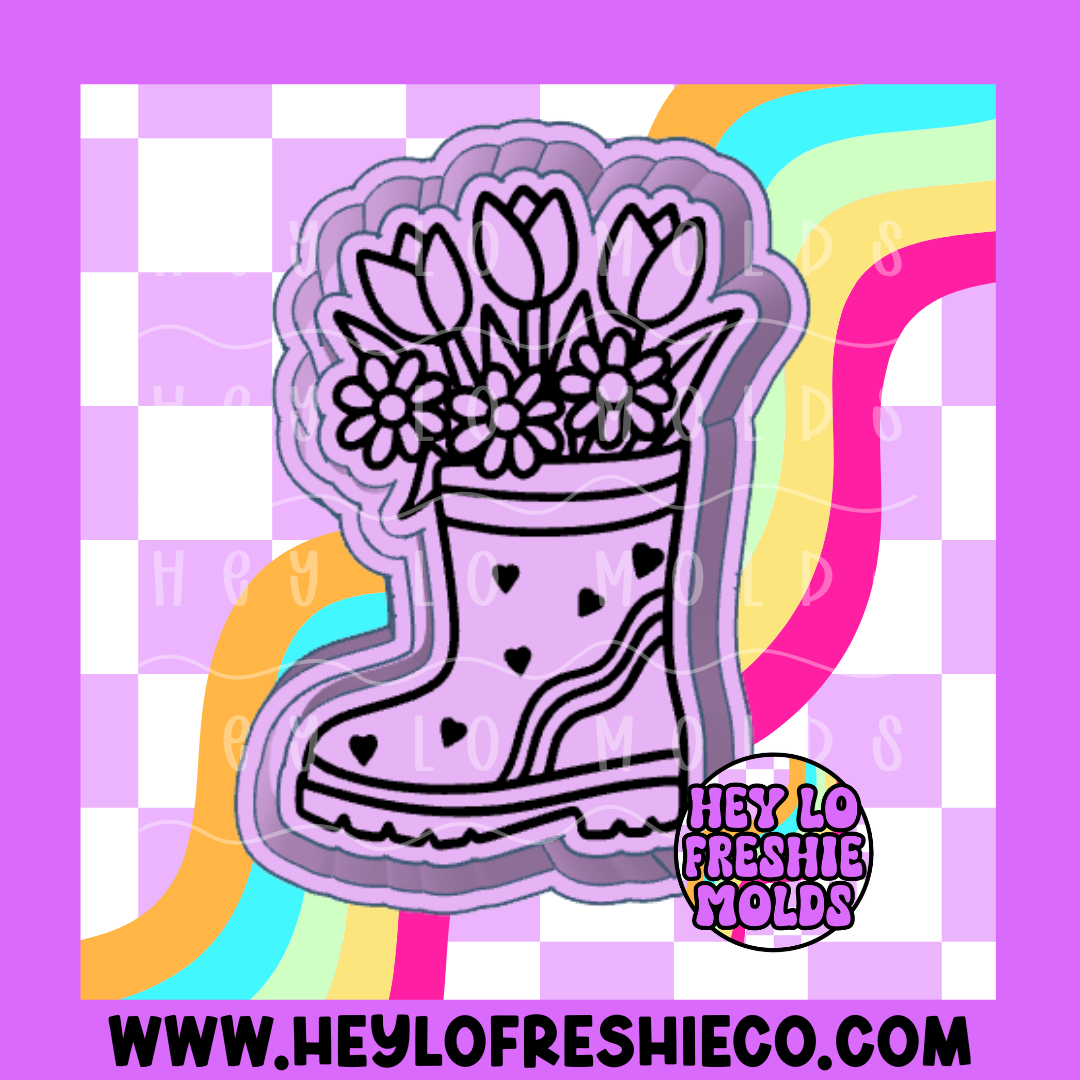 Flower Boot Silicone Mold