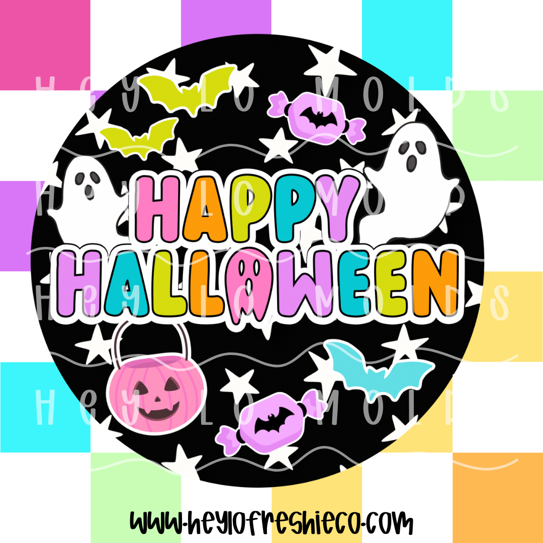 Round Cardstock 252 | Happy Halloween