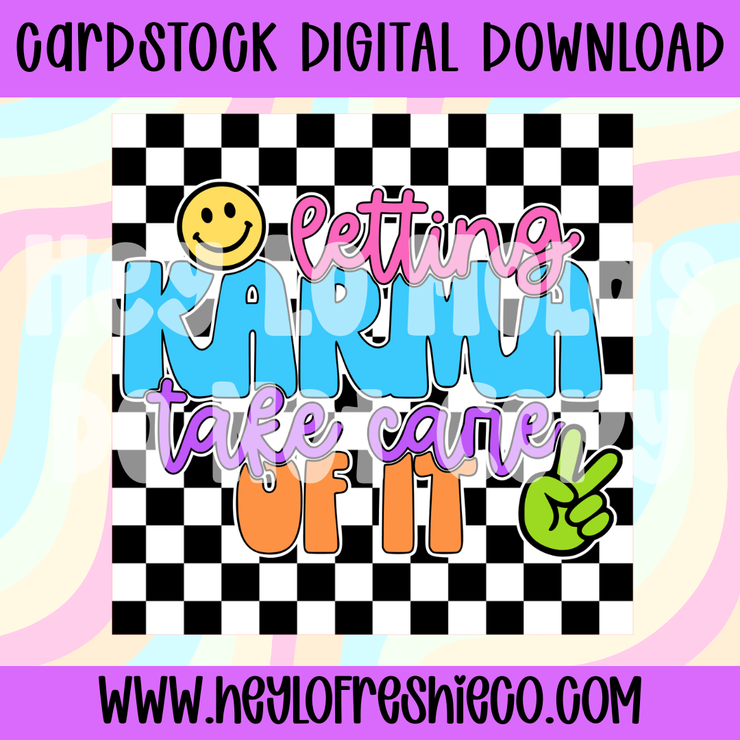 Digital Cardstock: February Round/Square Drive