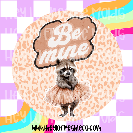 Pick Your Own Cardstock | Round | Be Mine Raccoon