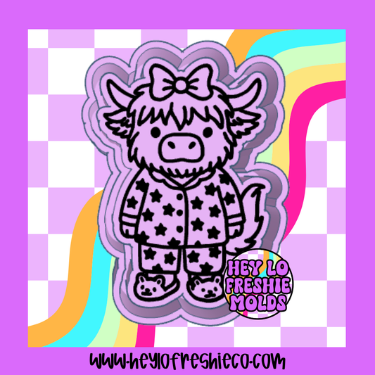 Pajama Cow Silicone Mold