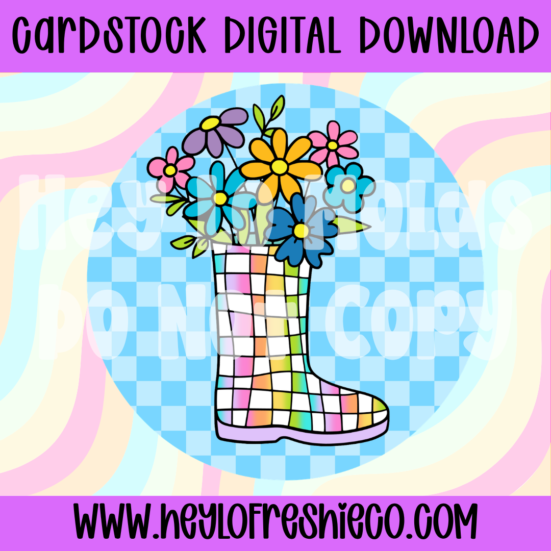 Digital Cardstock: Full Round/Square Drive