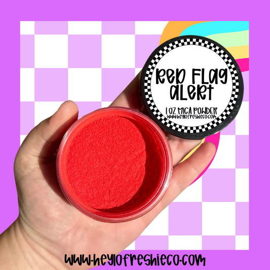 Red Flag Alert Mica Powder