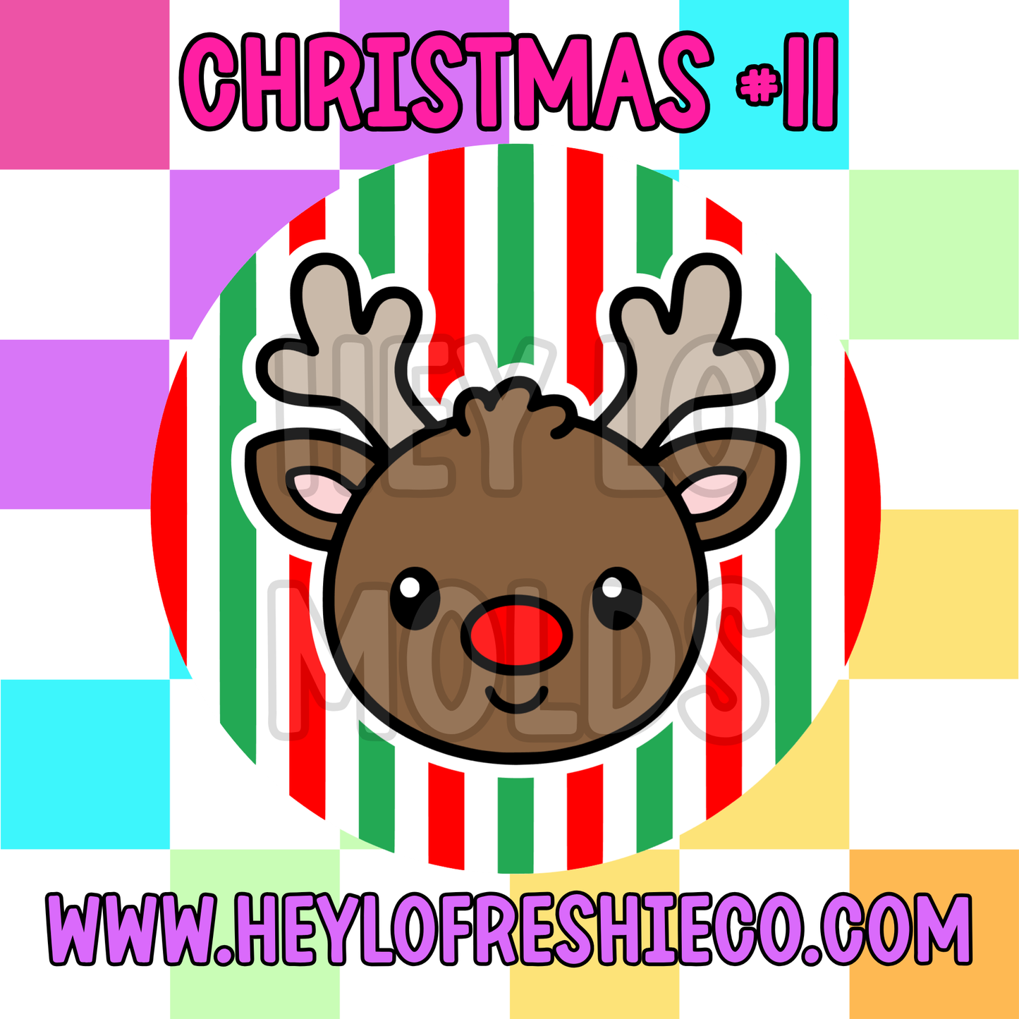 Pick Your Own (2.5 Inch Round) Cardstock - Christmas