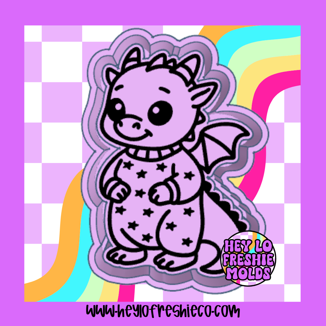 Pajama Dragon Silicone Mold