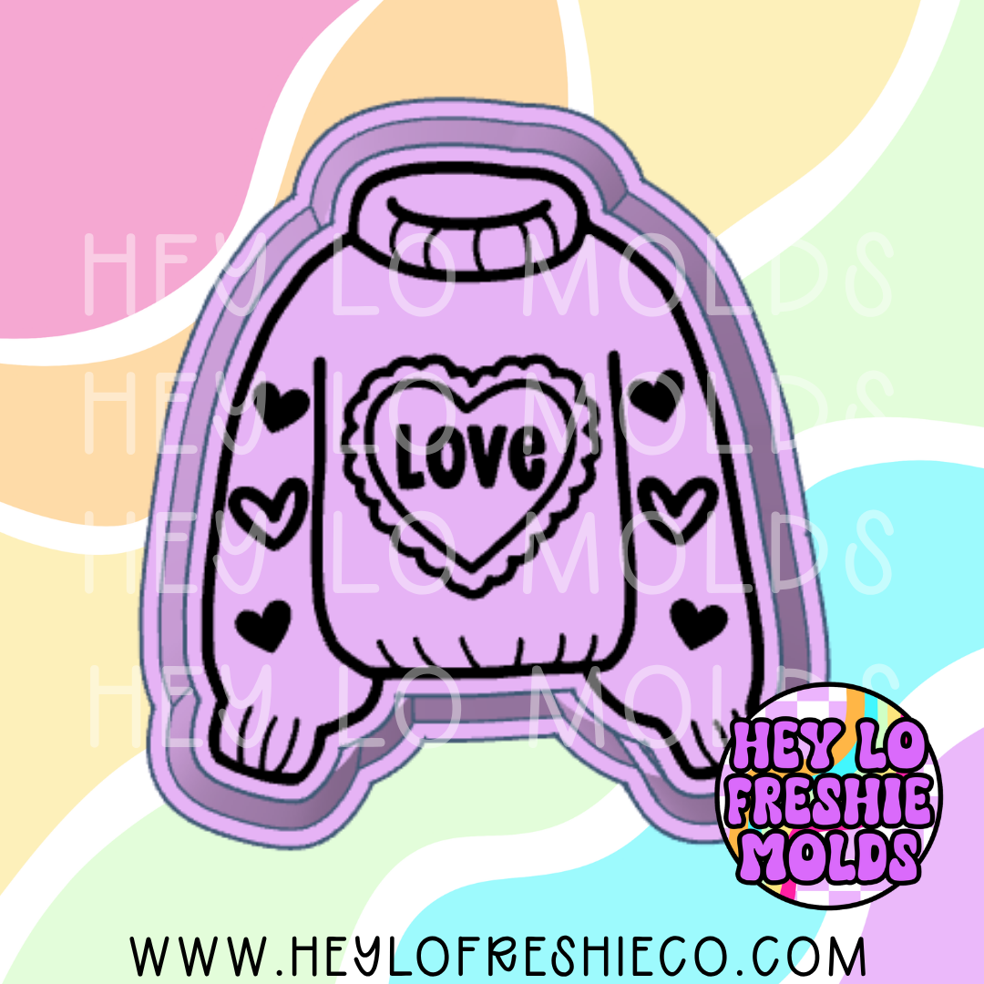 Love Sweater Silicone Mold