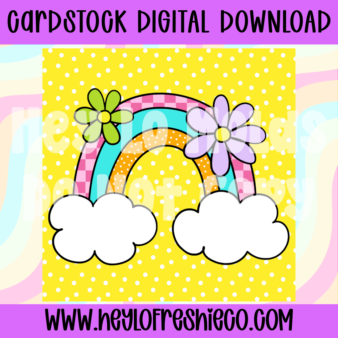Digital Cardstock: Full Round/Square Drive