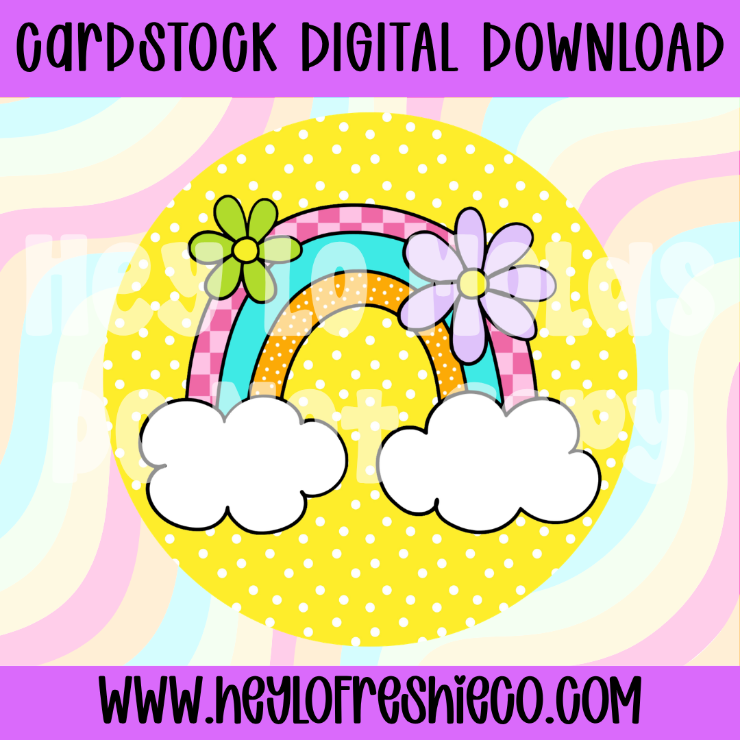 Digital Cardstock: Full Round/Square Drive