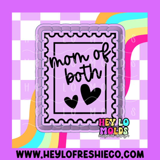 Mom Of Both Stamp Silicone Mold