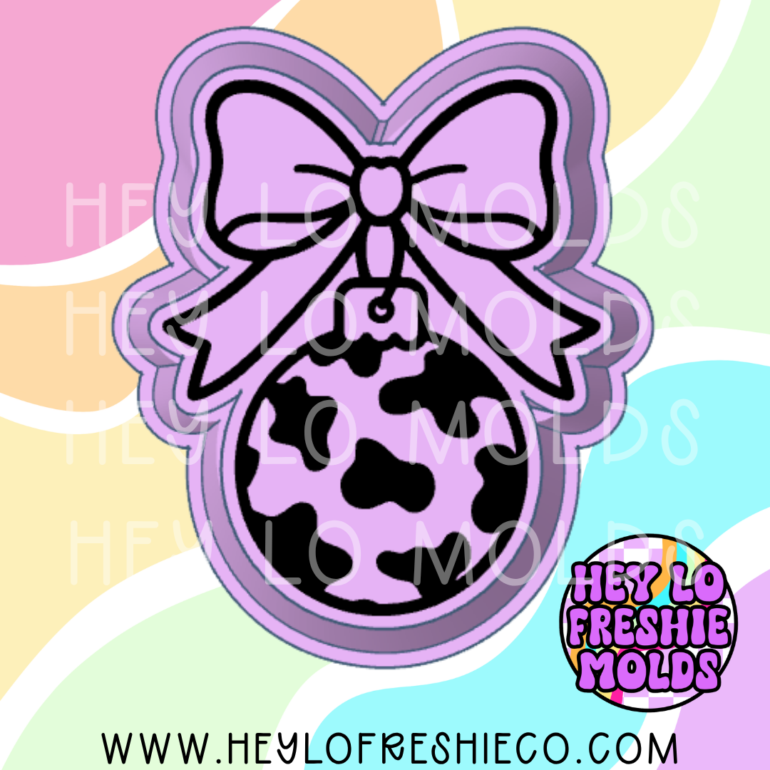 Cow Print Ornament Silicone Mold