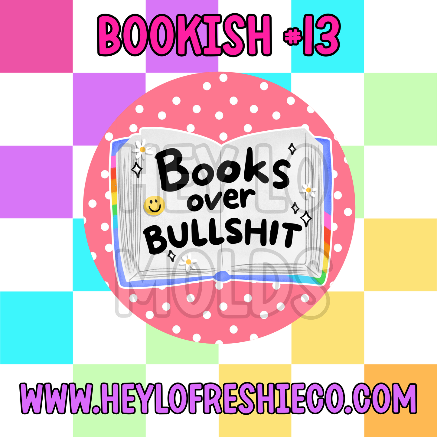 Pick Your Own (3 Inch Round) Cardstock - Bookish