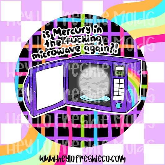 Round Cardstock | Is Mercury In The Microwave