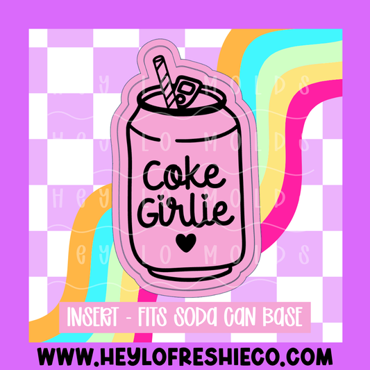 Soda Can Insert - Coke Girlie