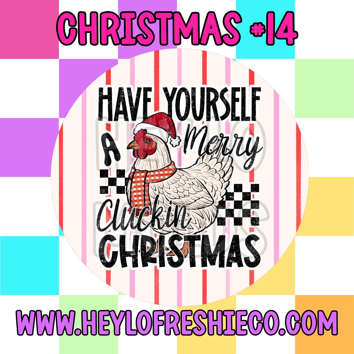 Pick Your Own (2.5 Inch Round) Cardstock - Christmas