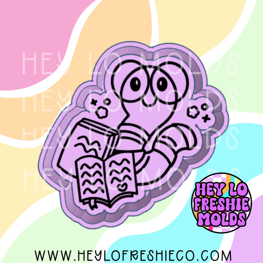 Book Worm Freshie Mold