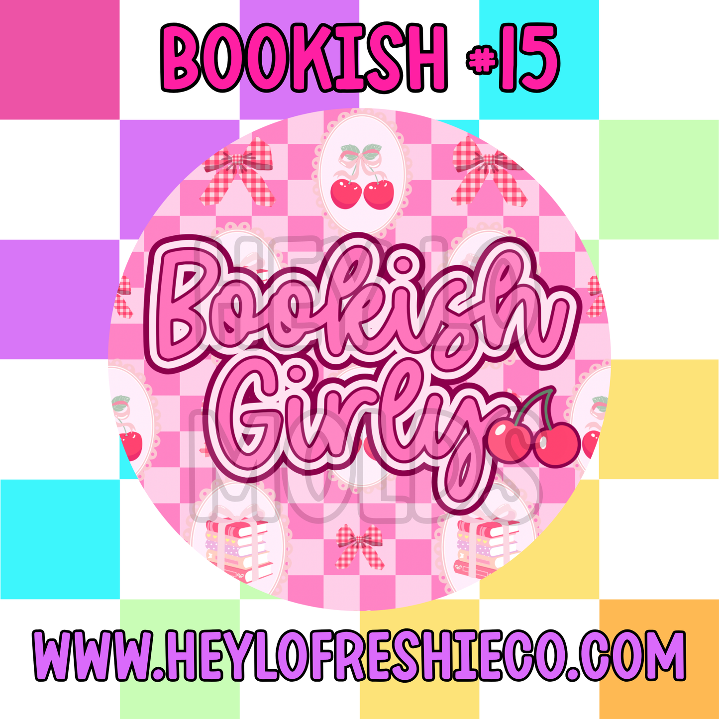 Pick Your Own (3 Inch Round) Cardstock - Bookish