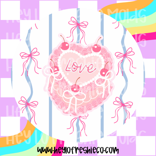 Round Cardstock | Love Cake