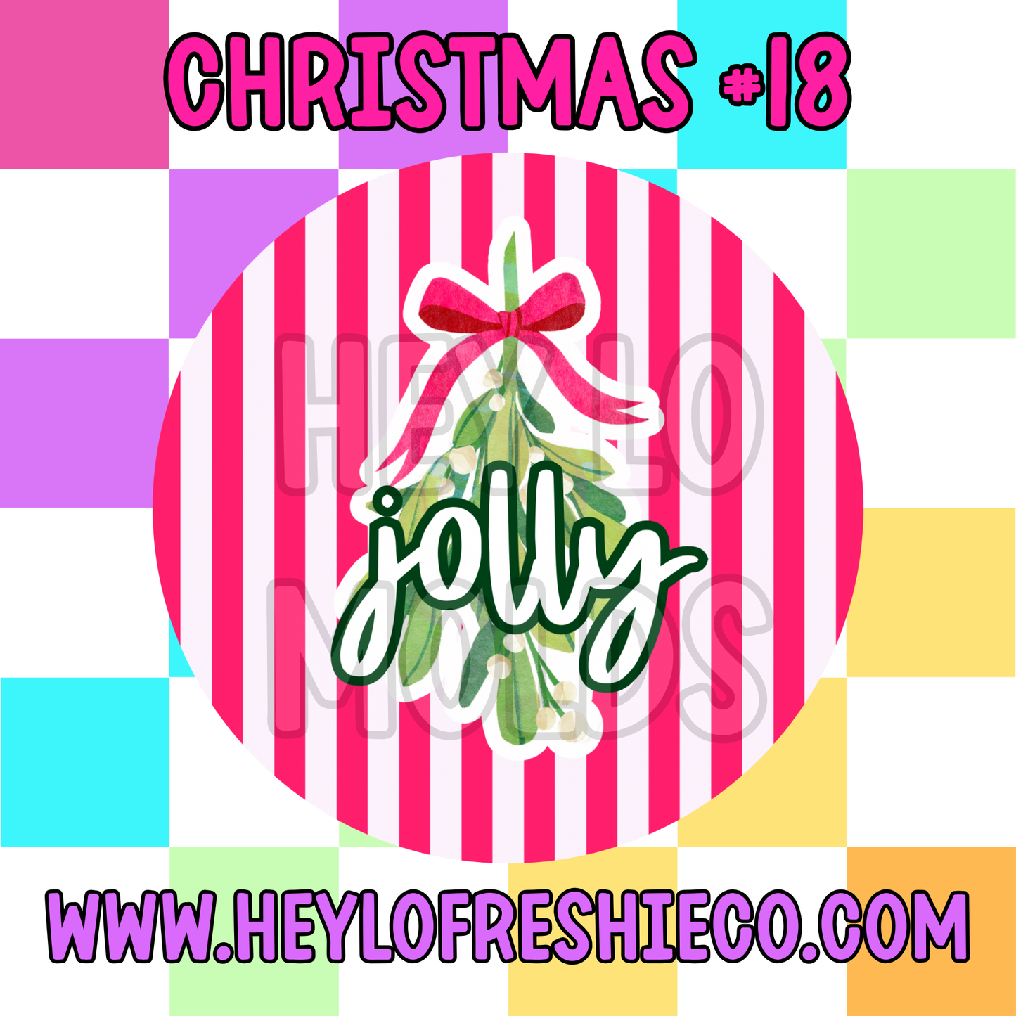 Pick Your Own (2.5 Inch Round) Cardstock - Christmas