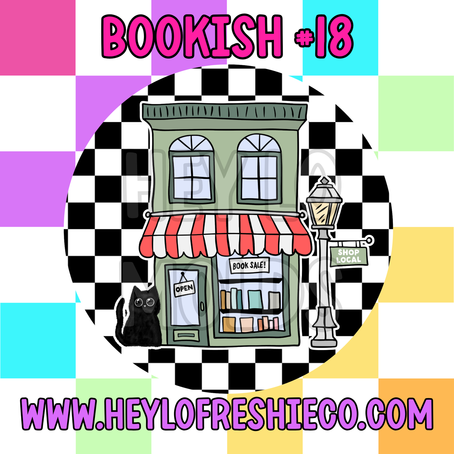 Pick Your Own (3 Inch Round) Cardstock - Bookish