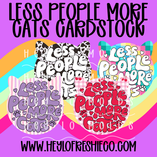 Cardstock Grab Bag | Less People More Cats