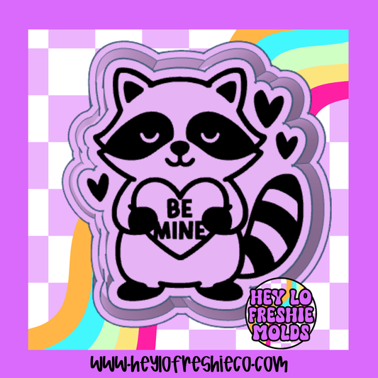 Be Mine Raccoon Silicone Mold