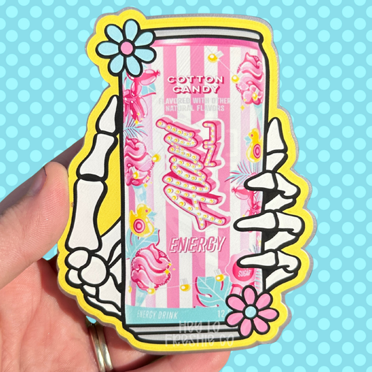 Alani Cotton Candy Skelly Hand Car Freshie | Scent: Gummy Worms
