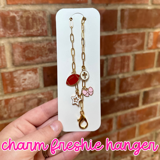 Football Charm Freshie Hanger