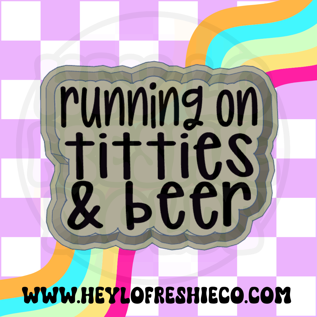 "Running On"  Silicone Molds