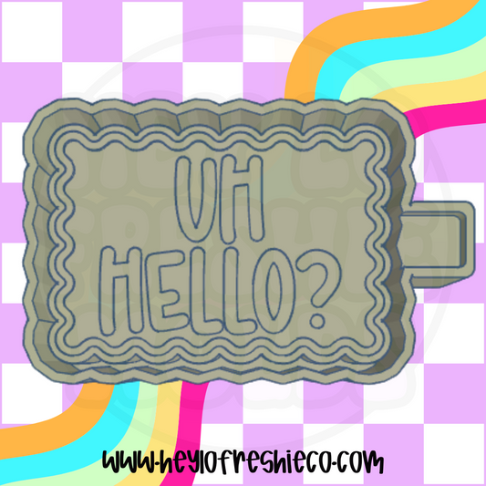 Uh Hello Silicone Mold