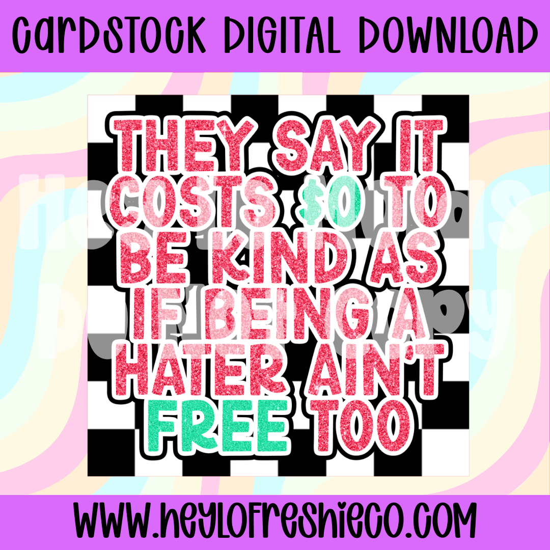 Digital Cardstock: Full Round/Square Drive
