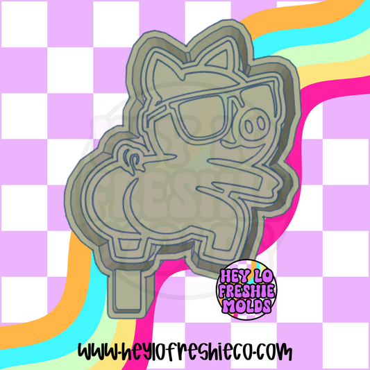 Twerking Pig Silicone Mold
