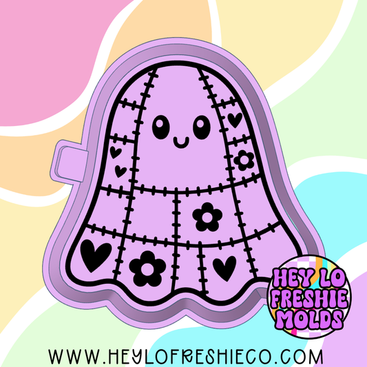 Patchwork Ghost Silicone Mold