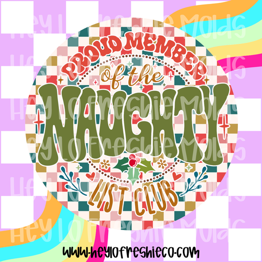 Pick Your Own Cardstock | Proud Member Of The Naughty List Club