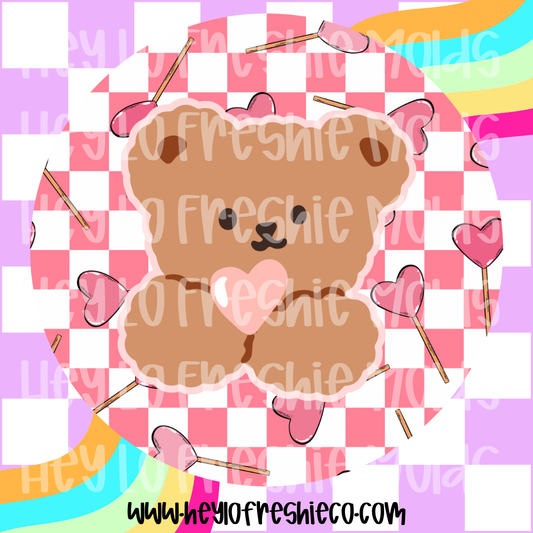 Round Cardstock | Teddy Bear