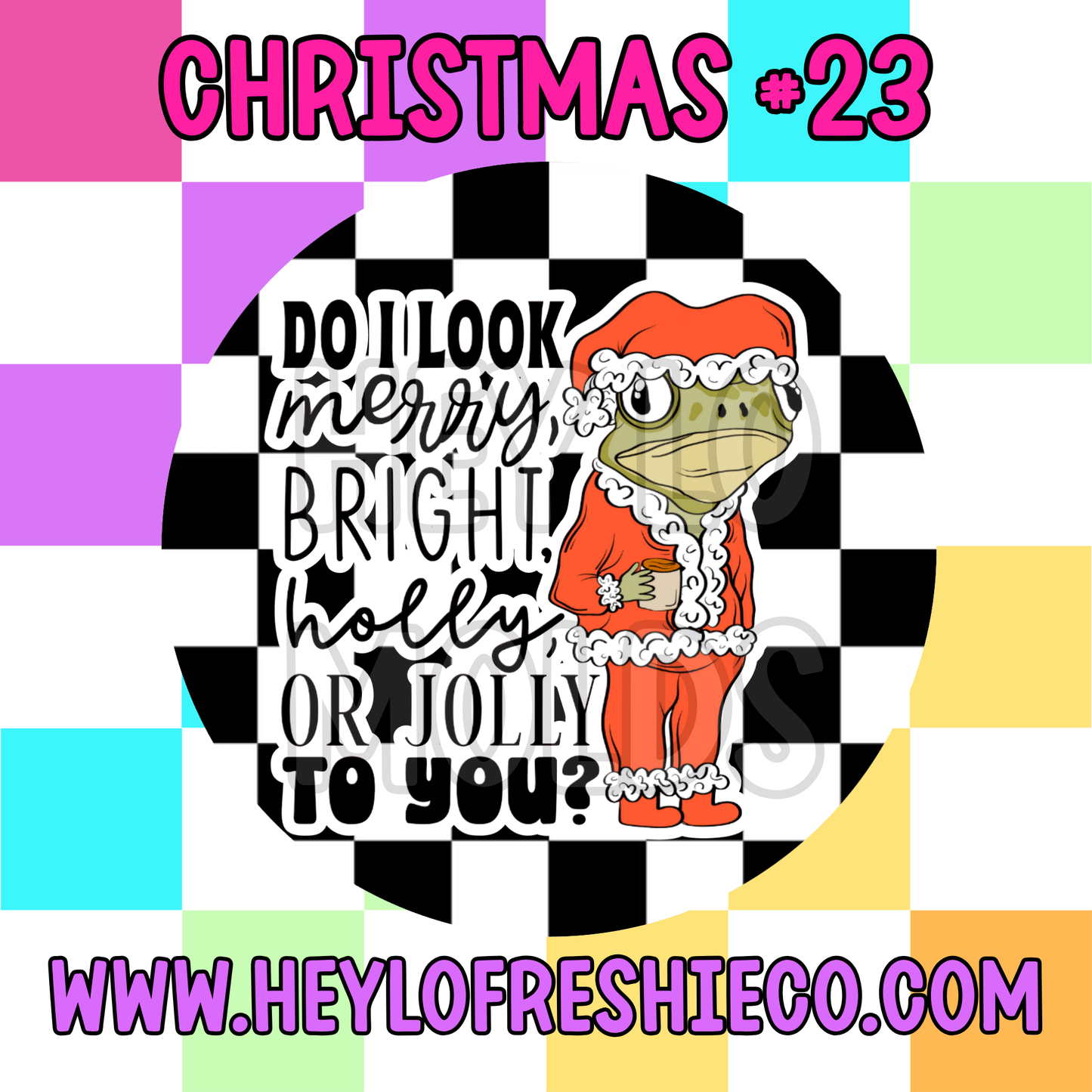 Pick Your Own (2.5 Inch Round) Cardstock - Christmas