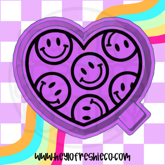 Smiley Heart Silicone Mold