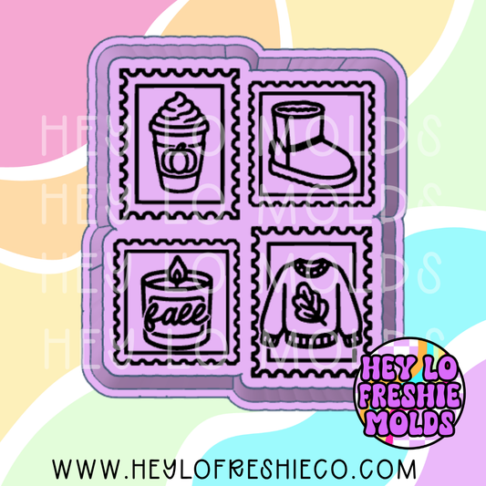 Fall Girly Stamps Silicone Mold