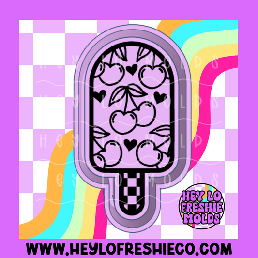 Cherry Popsicle Silicone Mold