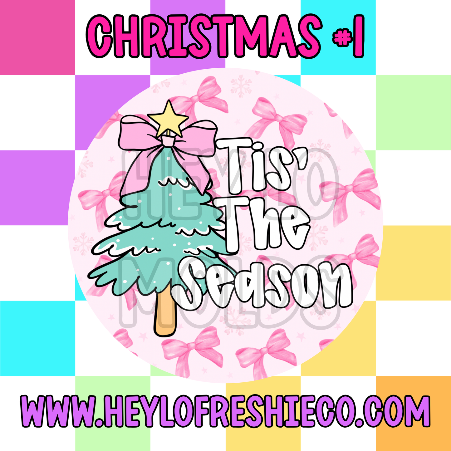 Pick Your Own (2.5 Inch Round) Cardstock - Christmas