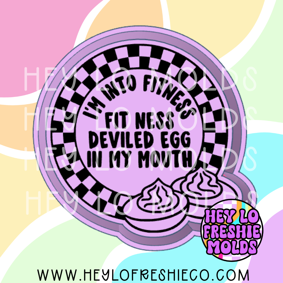 I'm Into Fitness Deviled Egg In My Mouth Silicone Mold