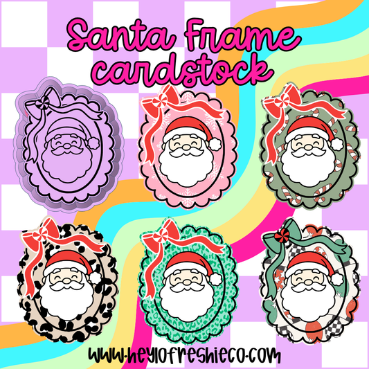 Santa Frame Cardstock Grab Bag | 10 Count