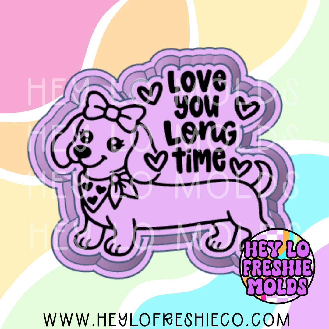 Love You Long Time Silicone Mold