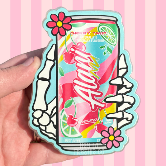 Alani Cherry Twist Skelly Hand Car Freshie | Scent: Gummy Worms