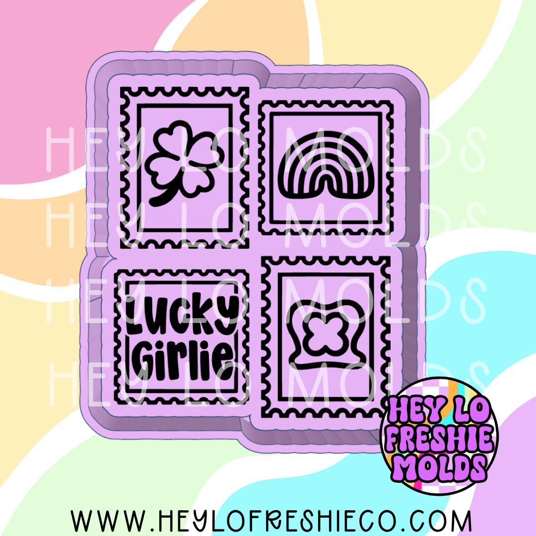 Lucky Girlie Stamps Silicone Mold