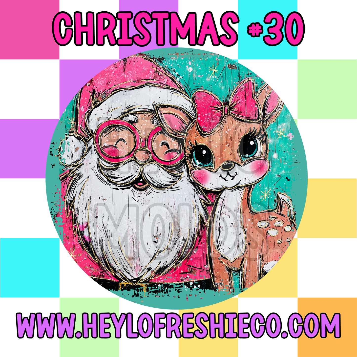 Pick Your Own (2.5 Inch Round) Cardstock - Christmas