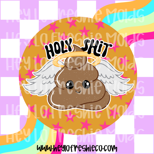 Round Cardstock | Holy Shit