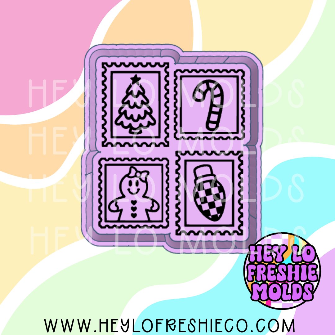 Christmas Stamps Silicone Mold